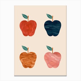 Colourful Apples Canvas Print