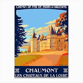 Châteaux Of The Loire Valley, France Canvas Print