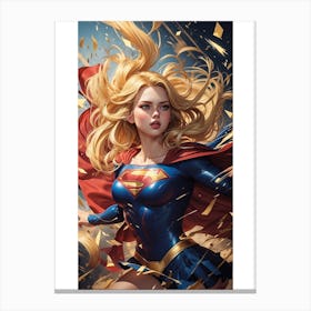Supergirl Canvas Print