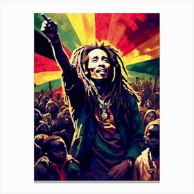 Bob Marley full color 1 Toile