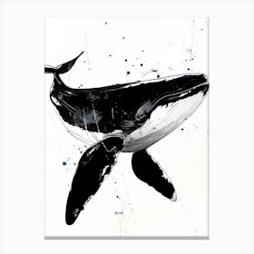 Whale Canvas Print Toile