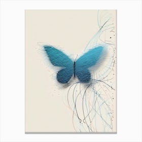 Blue Butterfly 1 Canvas Print