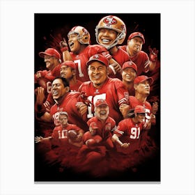 San Francisco 49ers 2024 Print 02 Canvas Print