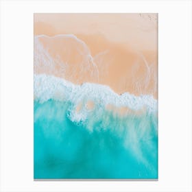 Aerial View Of The Beach 1 Canvas Print