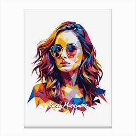 Kacey Musgraves 03 Portrait Music Icon Style WPAP Pop Art Canvas Print