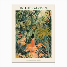 In The Garden Poster Huntington Desert Garden Usa 1 Canvas Print