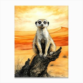 Meerkat 3 Leinwandbild