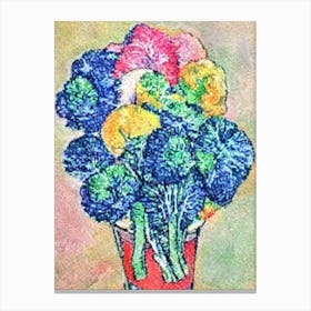 Rapini 2 Fauvist vegetable Canvas Print