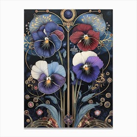 Pansies Canvas Print