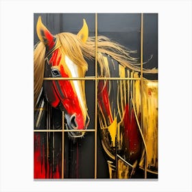 Horse Painting Canvas Print