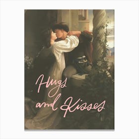 Hug And Kisses Canvas Print