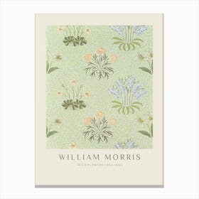 Wild Flowers , William Morris collection Canvas Print
