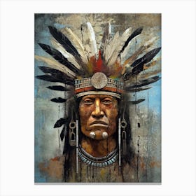 Cultural Odyssey: Embracing Sacred Symbols of Native American Tribes Canvas Print