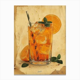 Orange Iced Tea 16 Canvas Print