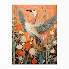 Pelican 3 Detailed Bird Painting Canvas Print