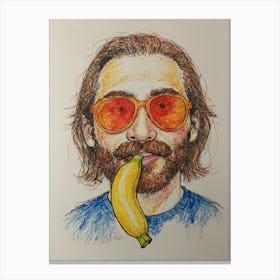 Banana Man 1 Canvas Print