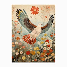 Partridge 3 Detailed Bird Painting Canvas Print