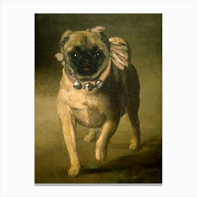 A Pug Dog by Francisco Goya (1748-1828) "The Marques a de Pontejos" HD Remastered Canvas Print