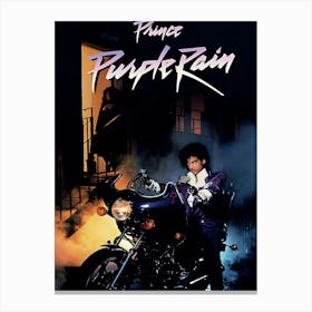 Prince & The Revolution Purple Rain Movie Canvas Print