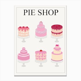 Pie Shop Canvas Print