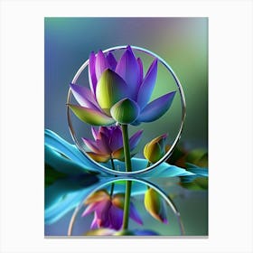 Lotus Flower 162 Canvas Print