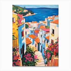 Otranto Italy 4 Fauvist Painting Canvas Print