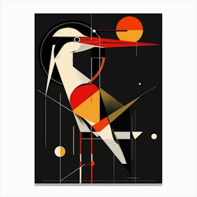 Abstract Bird Canvas Print