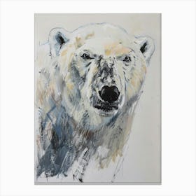 Polar Bear Pastel Watercolour 3 Toile