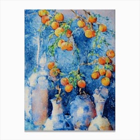 Apricot 1 Classic Fruit Canvas Print
