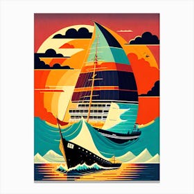 Sail boat Canvas Print