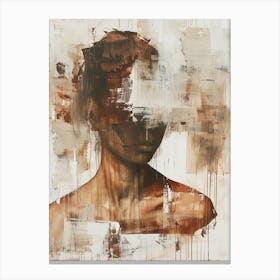 'A Woman'S Face' 3 Canvas Print