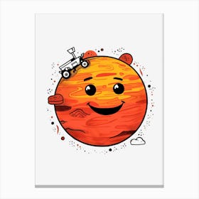 Mars T-Shirt Canvas Print