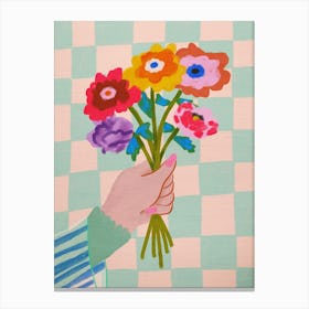 Bouquet Of Flowers Canvas Print