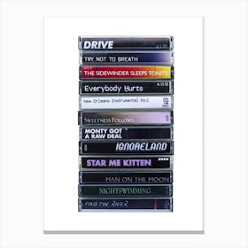 REM - Automatic For The People - Cassette Print Canvas Print