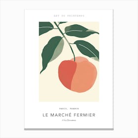 Nectarines Le Marche Fermier Poster 1 Canvas Print