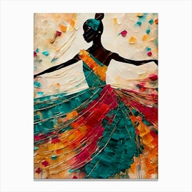 Ballerina Flare Canvas Print