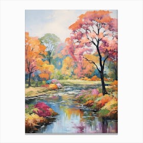 Autumn Gardens Painting Bellingrath Gardens 1 Canvas Print