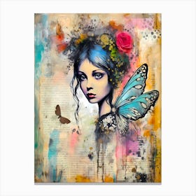 fairy butterfly Canvas Print