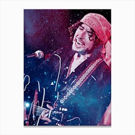 Bob Dylan - The Blues 8 Canvas Print