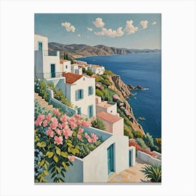 Greek Island Days Canvas Print