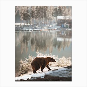 Lake Tahoe Bear Canvas Print