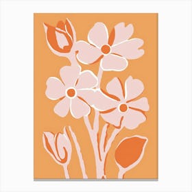 Matisse Pink Flowers  Canvas Print