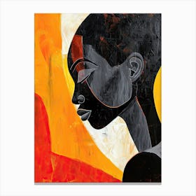 Portrait Of An African Woman Canvas Print