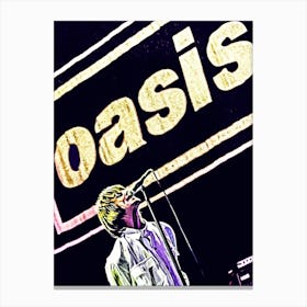 liam gallagher oasis britpop music band 21 Canvas Print