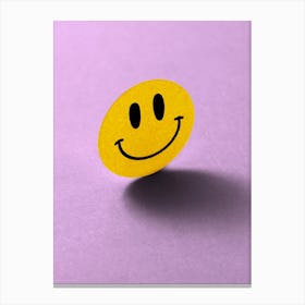 No Bad Days Happy Smiley Face Rave Art Print Canvas Print