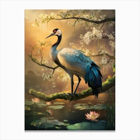 Asian Crane Canvas Print