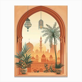 Islamic Arabic Background Canvas Print