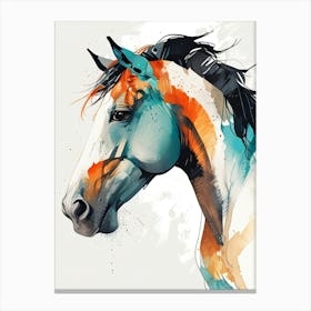 Horse Painting 8 Canvas Print