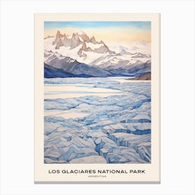 Los Glaciares National Park Argentina 1 Poster Canvas Print