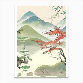 Japanese Landscape Canvas Print